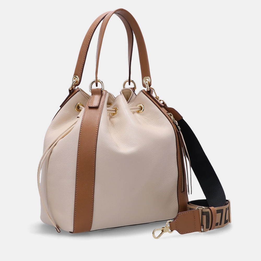 パックマン Bolsa Bucket Grande New Ridge Marfim - 10006643 | Luz da Lua