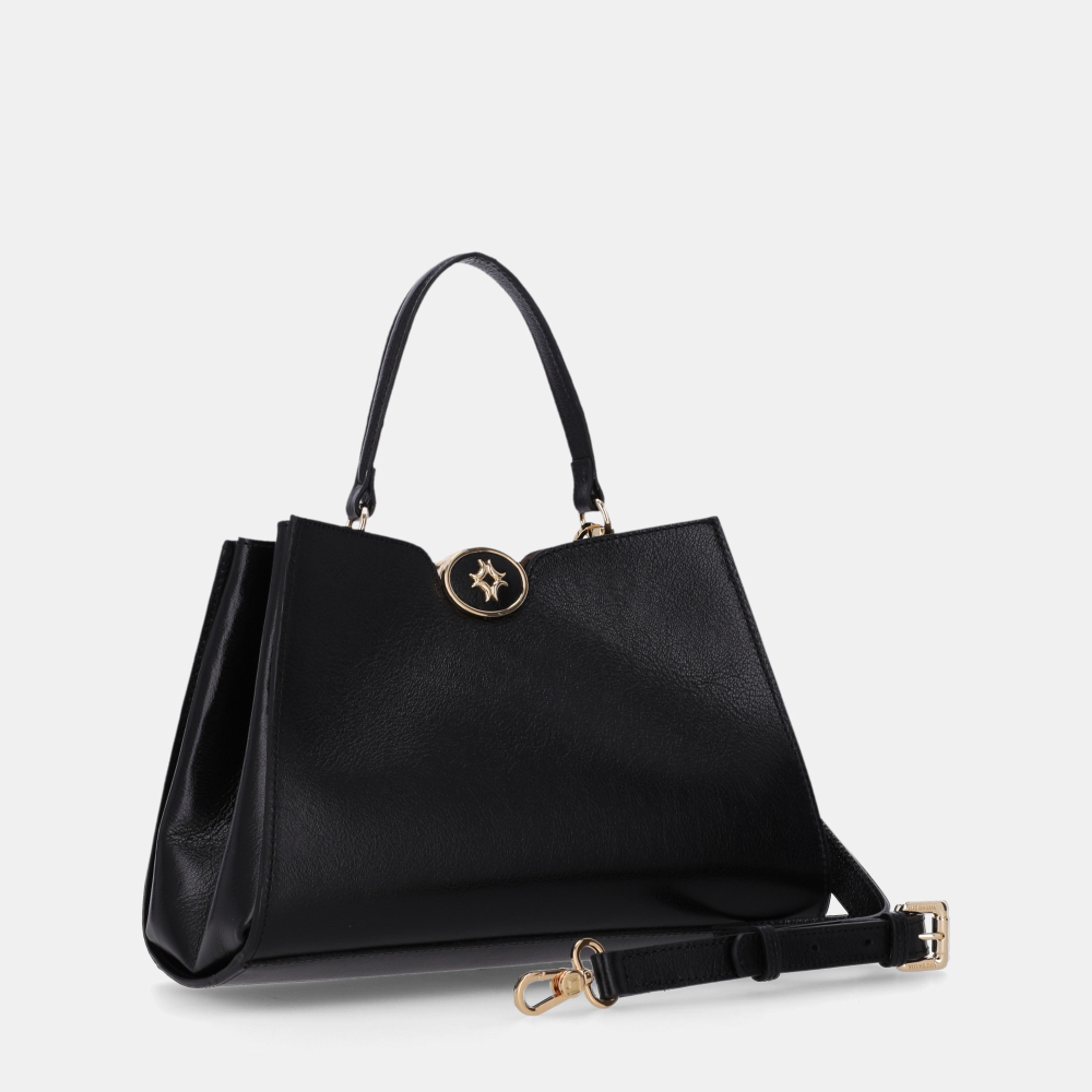 Bolsa Diana Tote Média Atacama Preto - 2000575 | Luz da Lua