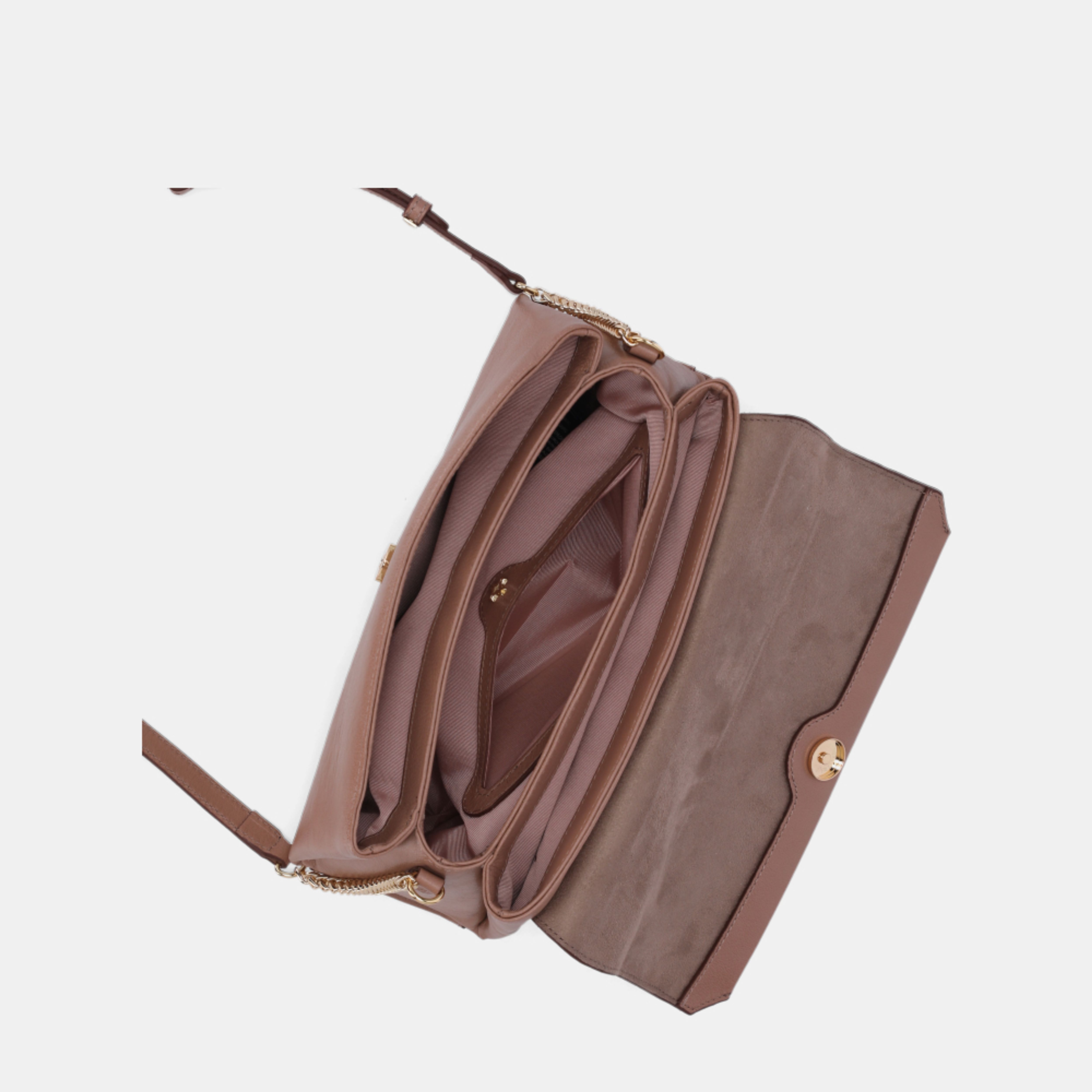 Bolsa Satchel Média Atacama Mousse - 2000749 | Luz da Lua
