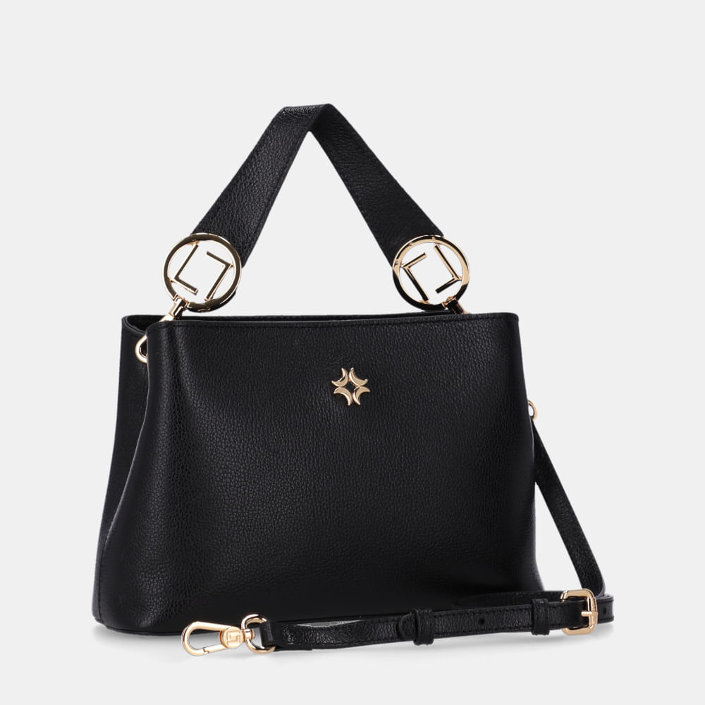 Bolsa Tote Média New Ridge Preto - 2000549 | Luz da Lua