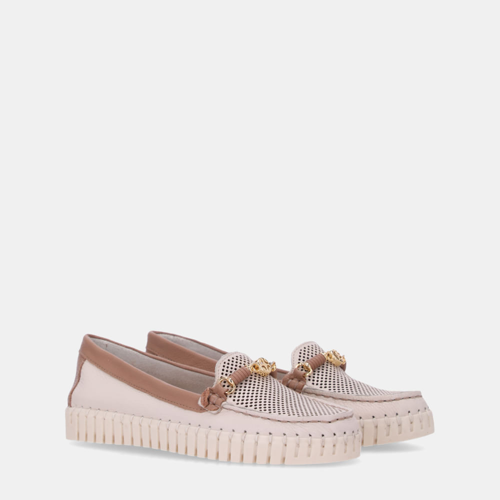 Mocassim New Ridge Panna Com New Ridge Mousse - 60130030 | Luz da Lua
