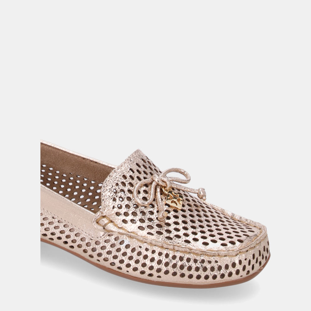 Mocassim Vênus Ouro - 60260019 | Luz da Lua