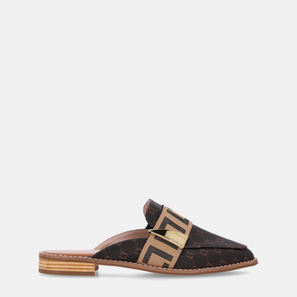 Mule Monograma Mocca - 60180013 | Luz da Lua