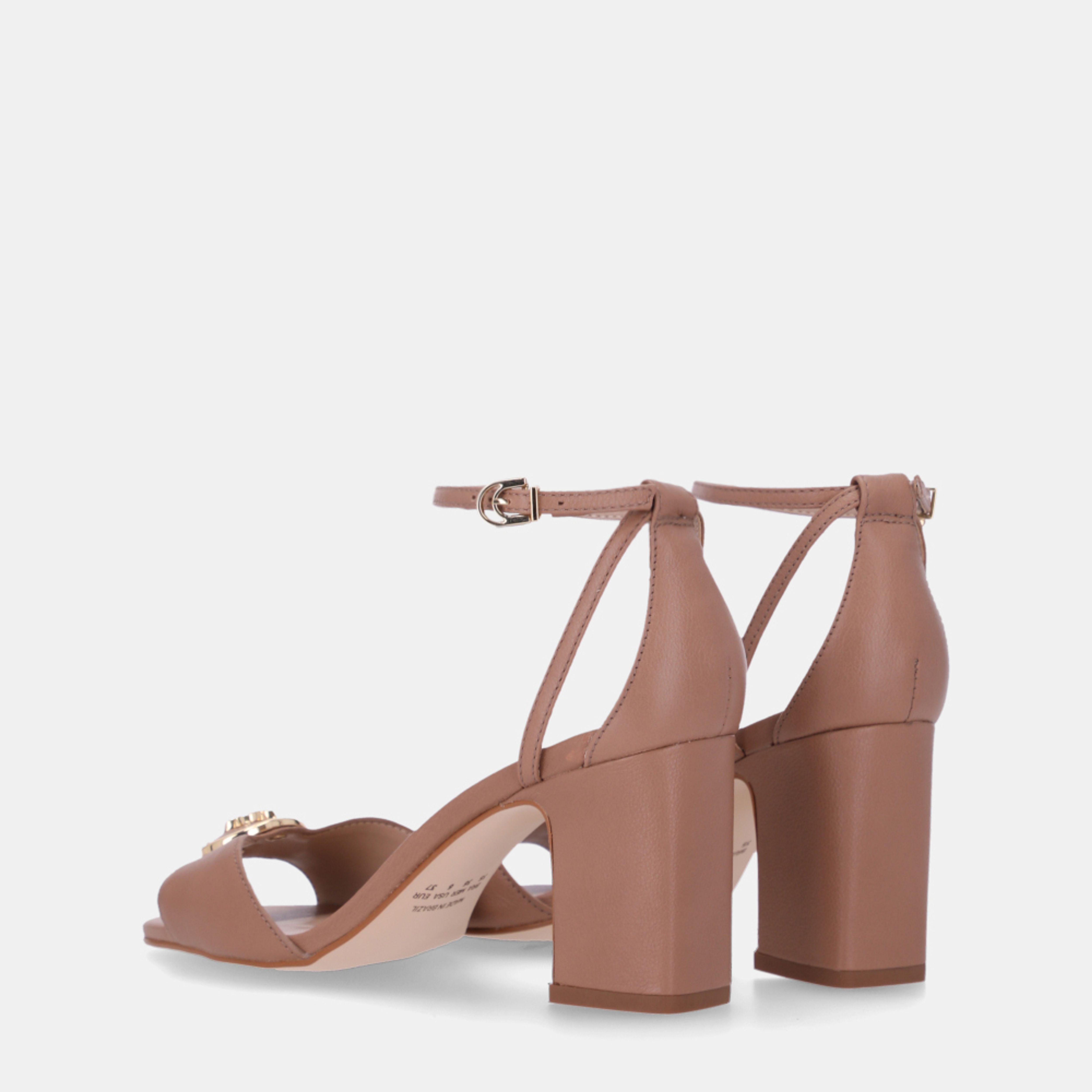 Sandália Salto Saara Mousse Com Saara Mousse - 80610017 | Luz da Lua