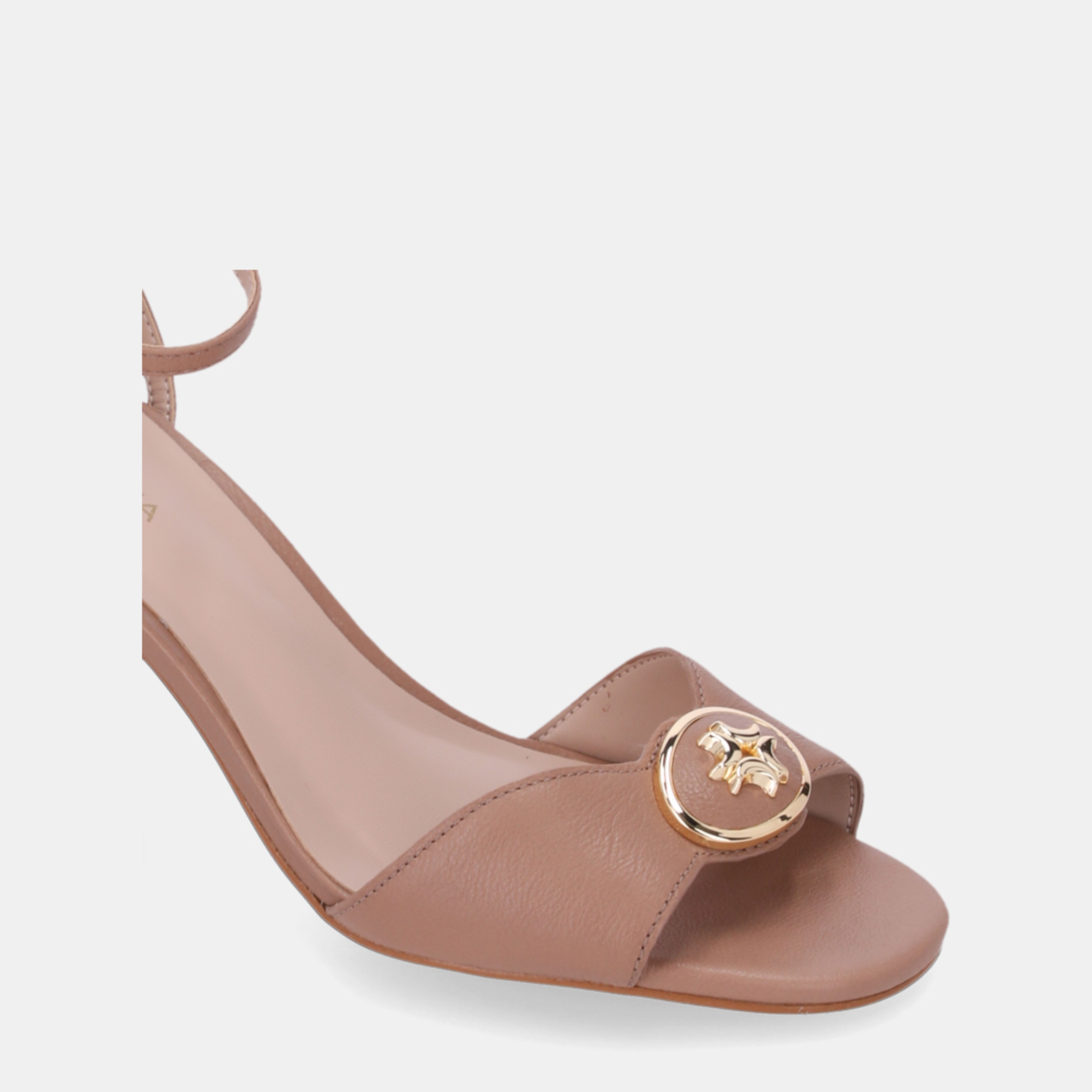 Sandália Salto Saara Mousse Com Saara Mousse - 80610017 | Luz da Lua