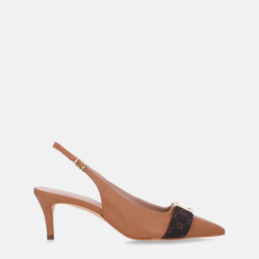 Na.e ナエ　パンプス　Urban Slingback Flats_Brown Slingback Monograma Mocca - 80830007 | Luz da Lua