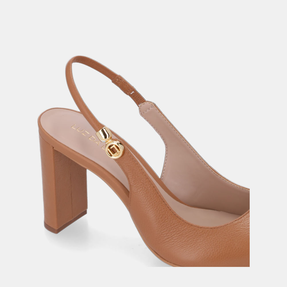 Slingback Saara Amêndoa - 80230044 | Luz da Lua