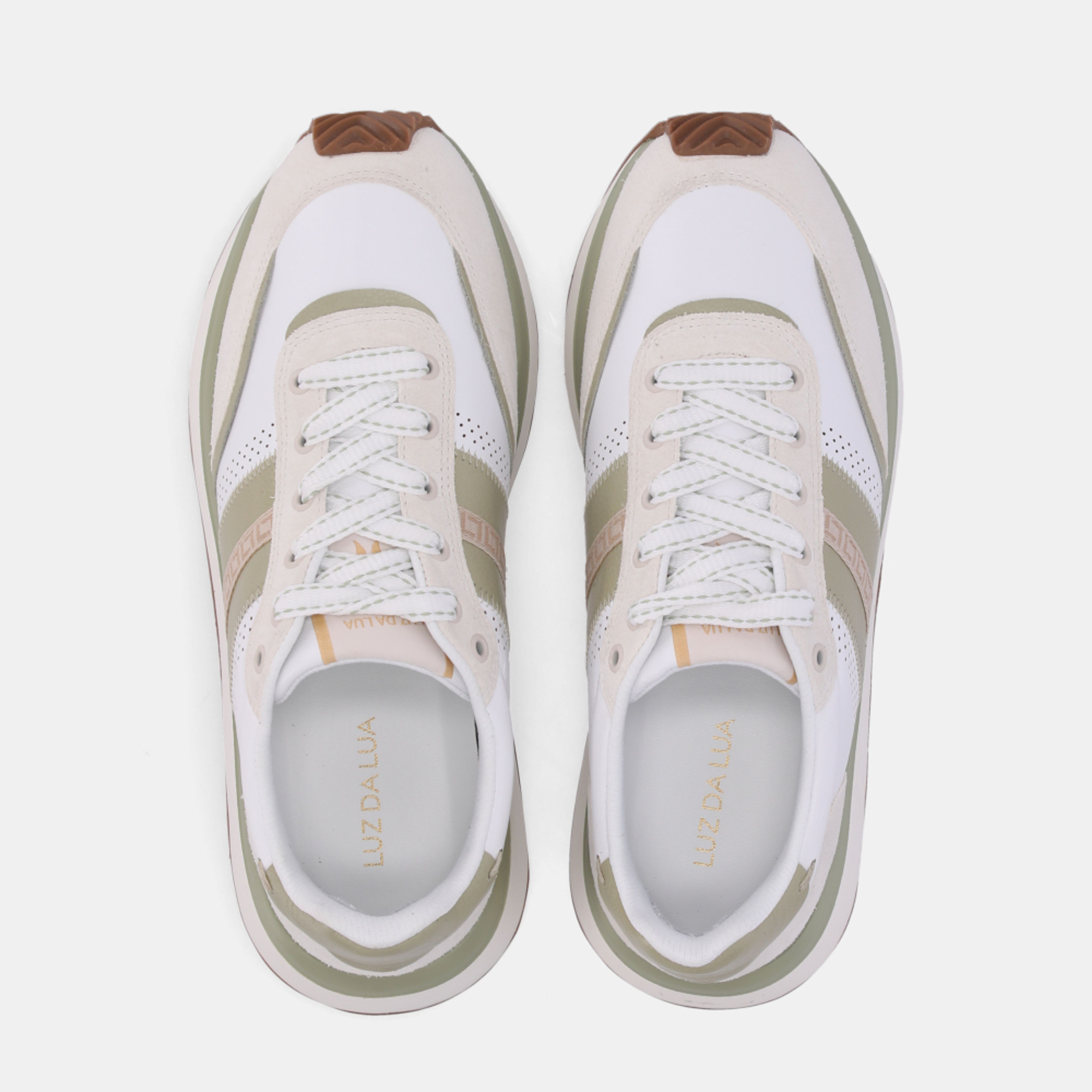 Tênis Camurça Pinus Com Saara Pistache - 80810008 | Luz da Lua