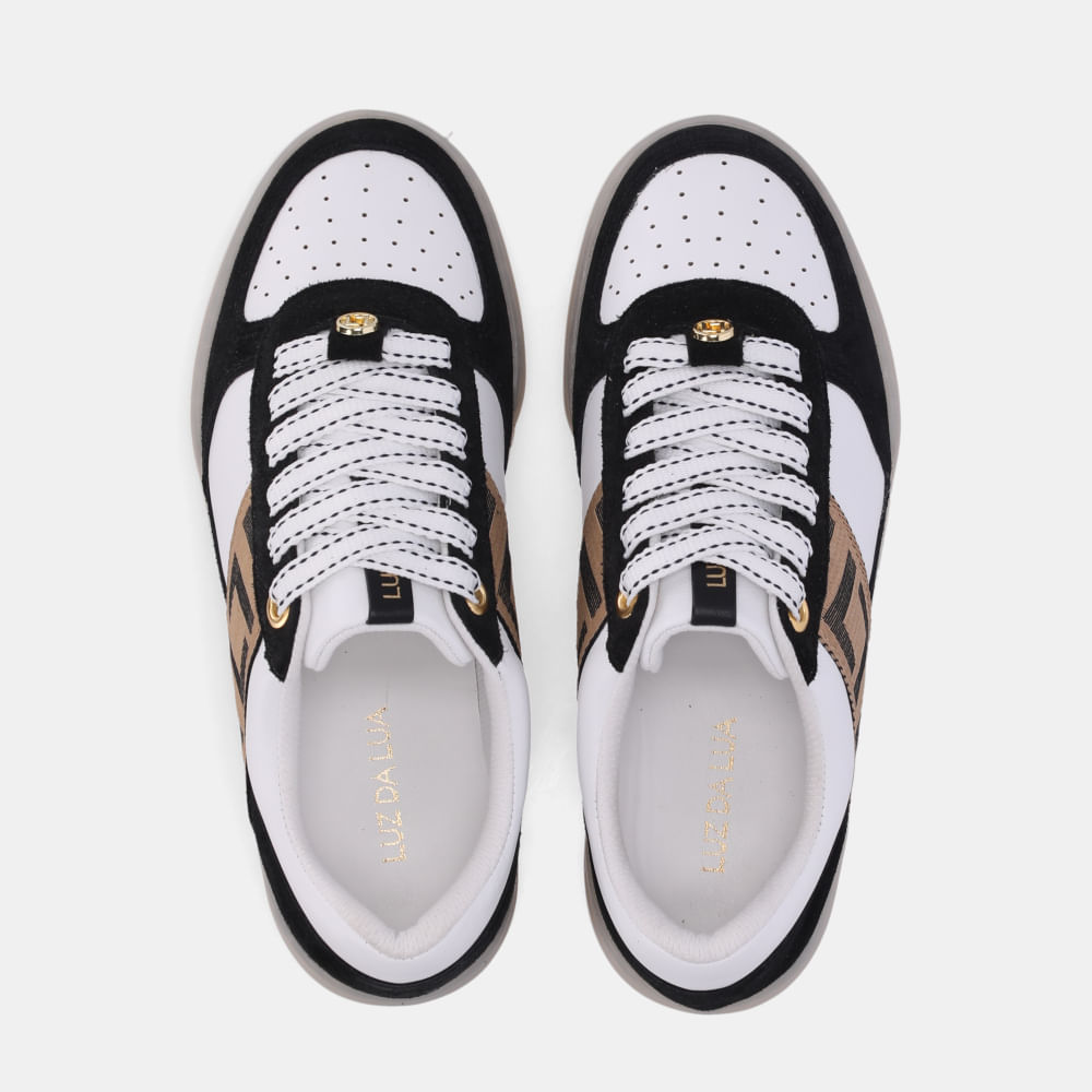 Tênis Camurça Preto - 60780003 | Luz da Lua