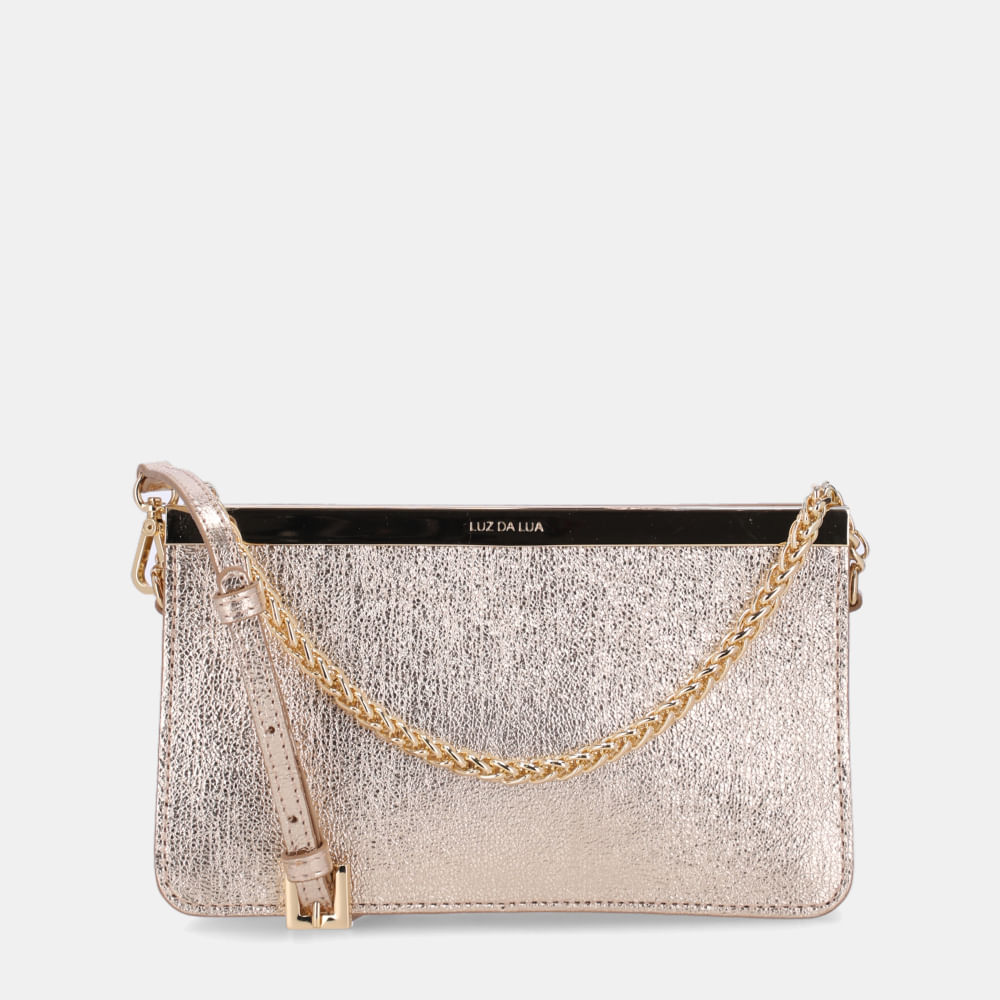 Bolsa Clutch Pequena Vênus Ouro - 2000478 | Luz da Lua