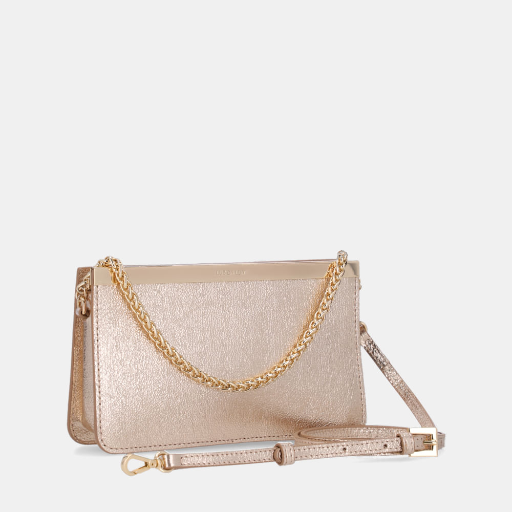 Bolsa Clutch Pequena Vênus Ouro - 2000478 | Luz da Lua
