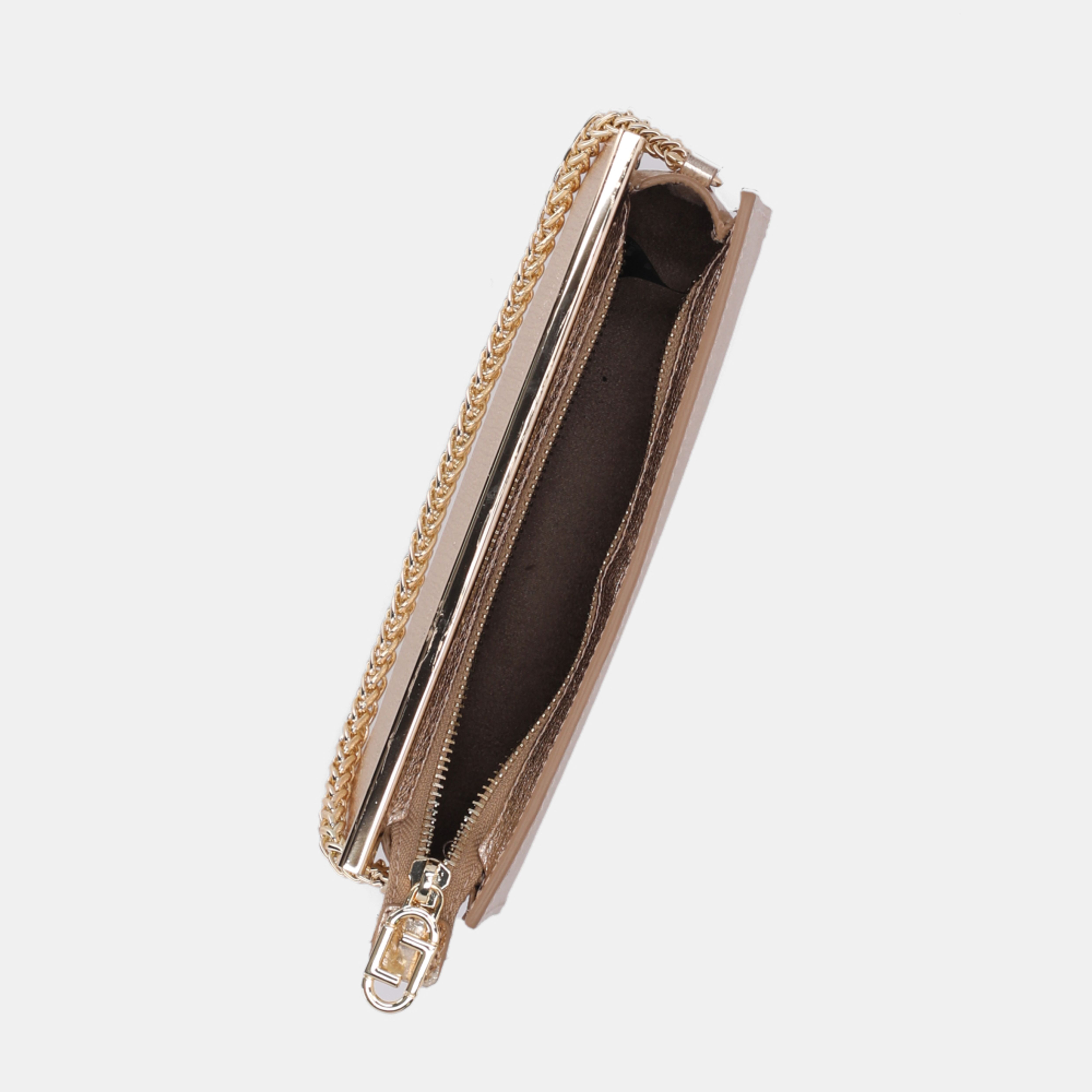 Bolsa Clutch Pequena Vênus Ouro - 2000478 | Luz da Lua