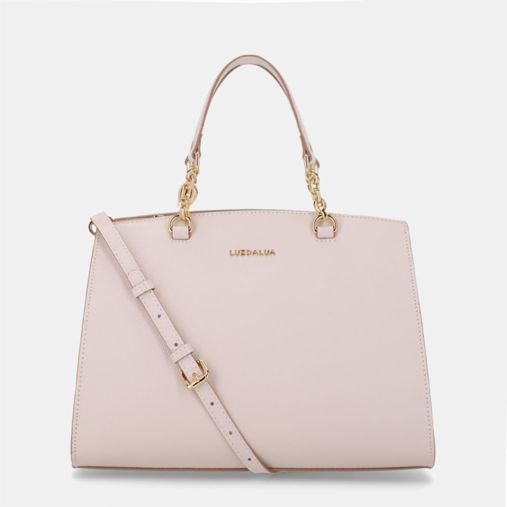 Bolsa Tote Grande New Ridge Panna - 2000766 | Luz da Lua