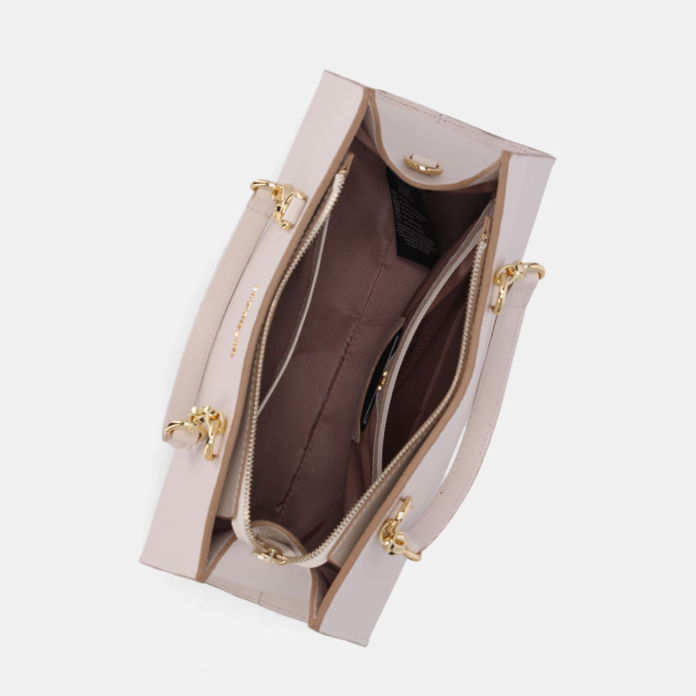 Bolsa Tote Grande New Ridge Panna - 2000766 | Luz da Lua