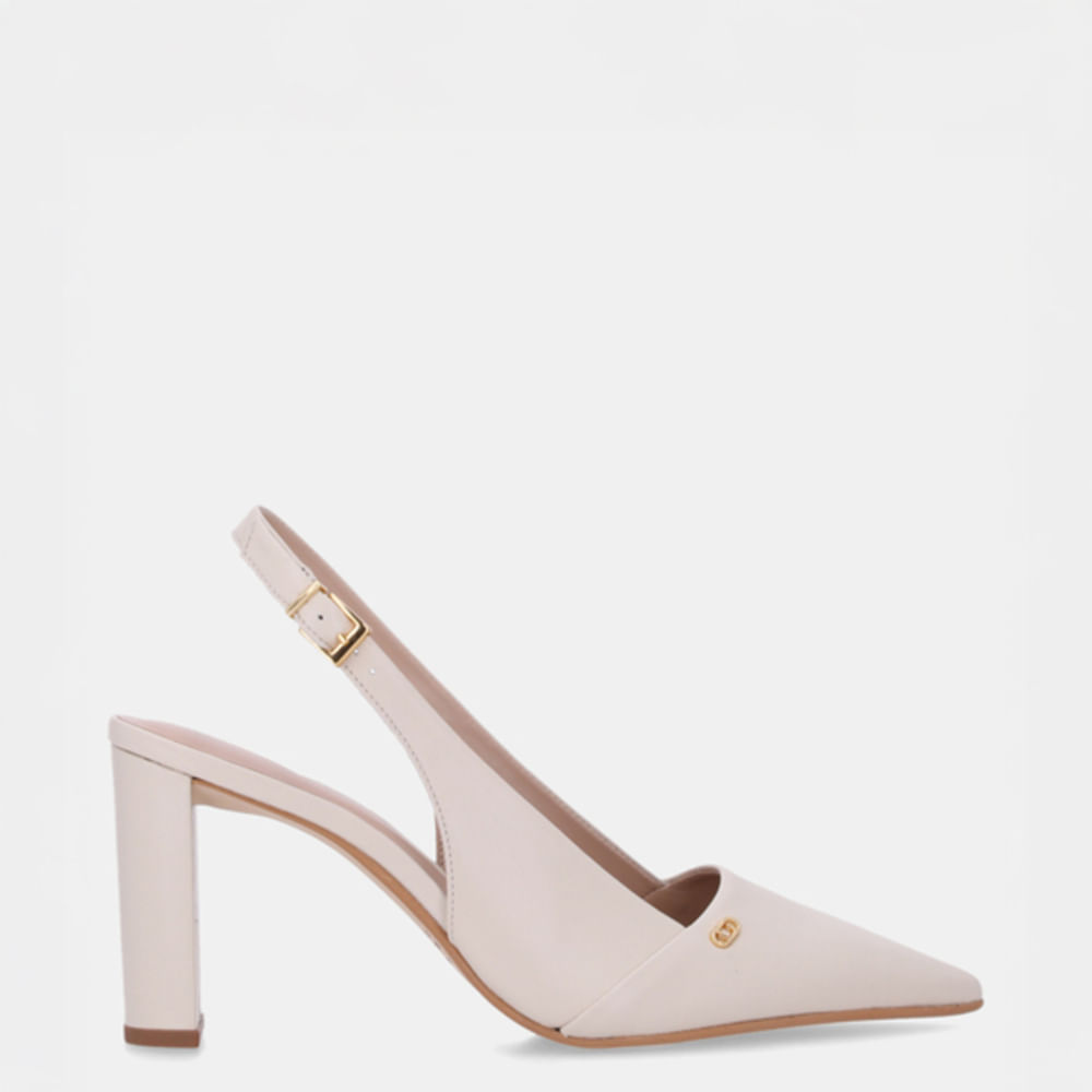 Slingback Pelica Panna - 80230054 | Luz da Lua