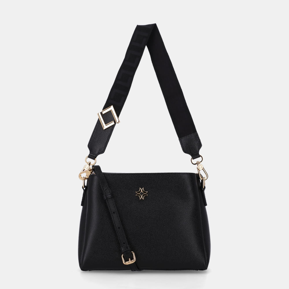 Bolsa Tote Média New Ridge Preto - 2000870 | Luz da Lua