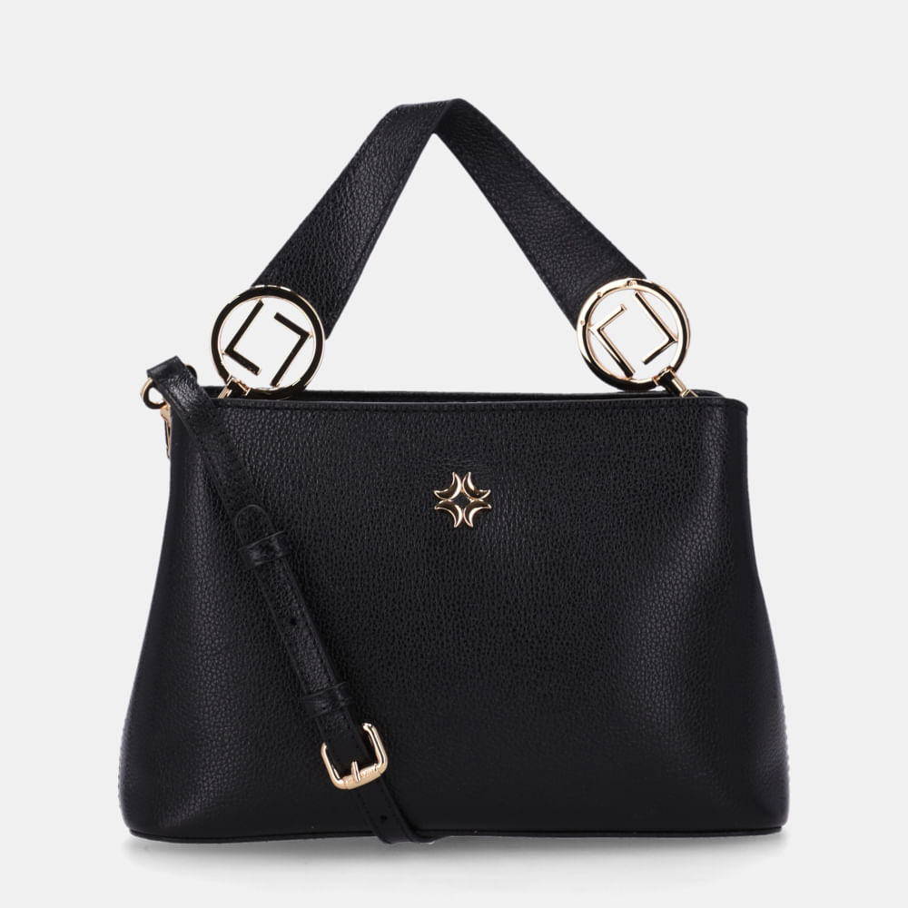 Bolsa Tote Média New Ridge Preto - 2000549 | Luz da Lua