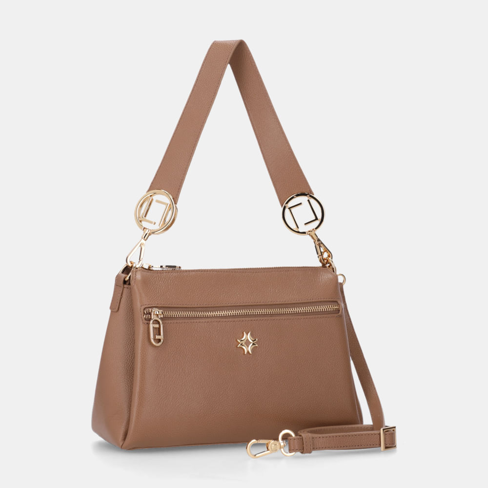 Bolsa Tiracolo Média New Ridge Ginger - 2000555 | Luz da Lua